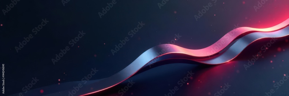 Sleek silver abstract shapes on dark gradient Modern business card vector design , illustration, print template