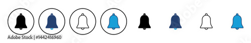 Bell Icon vector. Notification icon for your web site design