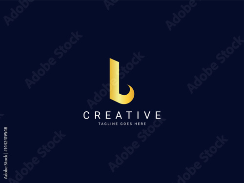 l modern letter logo