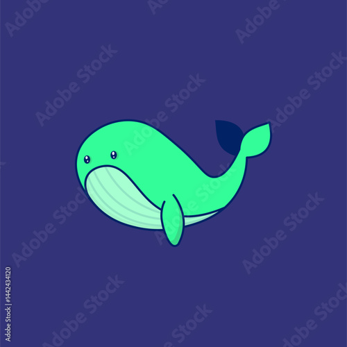 vector illustration of a fish