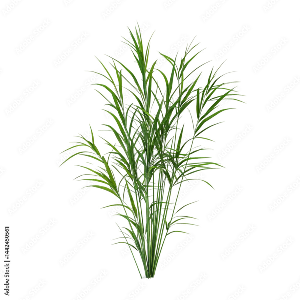 Lush green plant with vibrant abstract background design Lush green plant with vibrant abstract background design