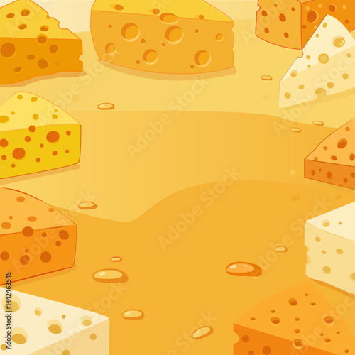 Cheese Background Pattern