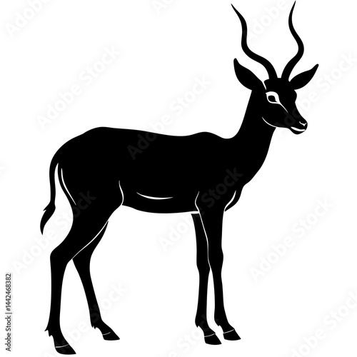 deer silhouette vector