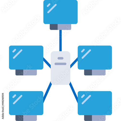 Star Topology Icon
