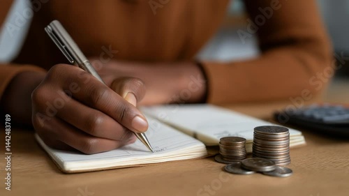 A notebook dedicated to tracking fixed deposits for secure savings and effective financial planning.