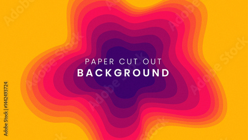 abstract vector background with rainbow