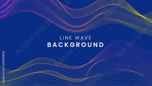 abstract blue wave background