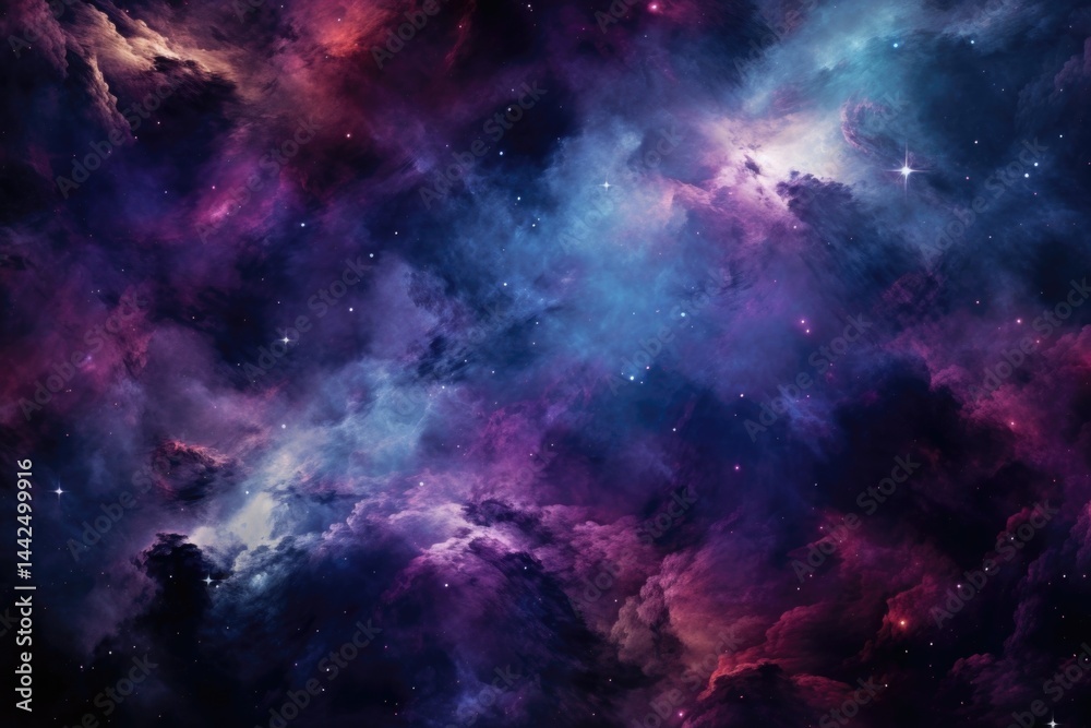 Naklejka premium space background