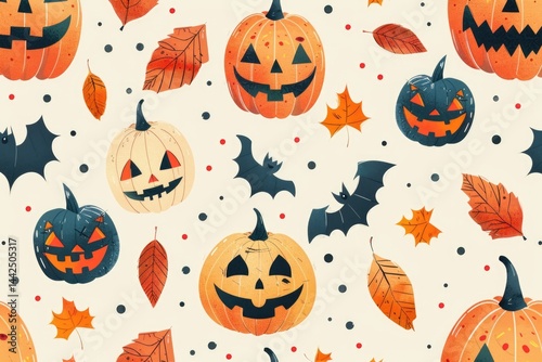 halloween pattern background