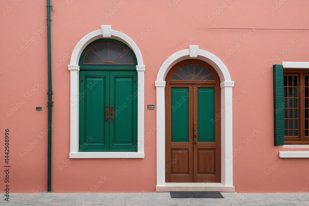 Fototapeta premium Colorful window Burano island