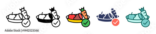 Healthy Food multiple icon