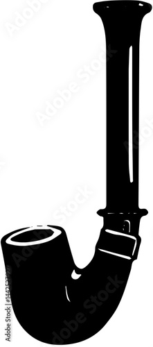 silhouette of a pipe