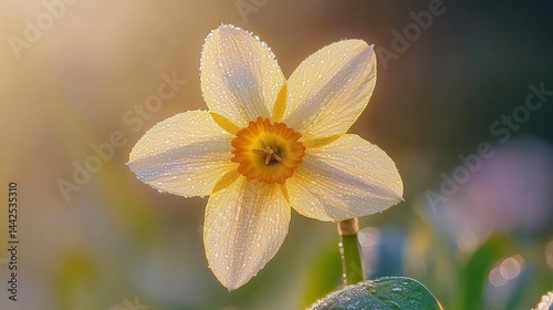 A close up image of a beautiful white flower