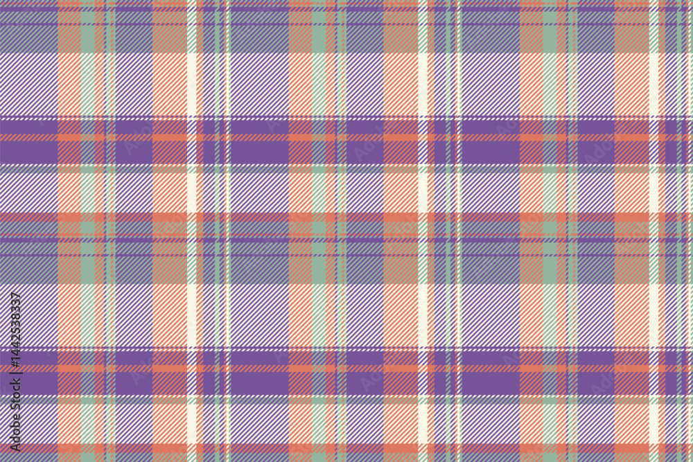 Soft pastel plaid pattern. Ideal for textile designs, apparel, home decor, and website backgrounds. This calming, elegant texture evokes a sense of comfort and style. Soft pastel plaid pattern. Ideal for textile designs, apparel, home decor, and website backgrounds. This calming, elegant texture evokes a sense of comfort and style.