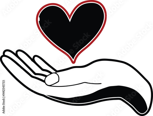 hand with heart