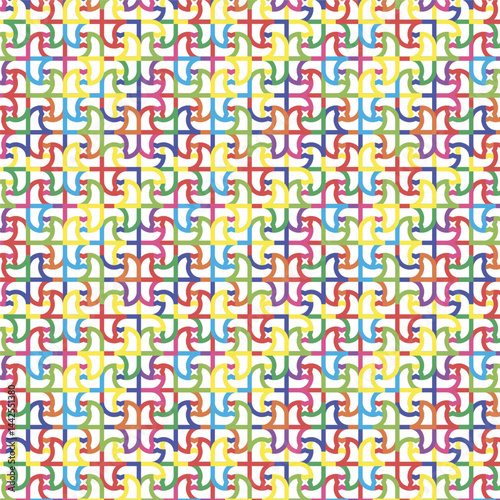Geometric Vector Pattern 11 for wrapper design, packaging or printing on textiles, clothes