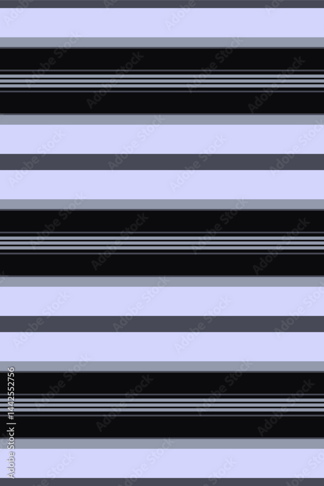 Fototapeta premium Coat lines seamless textile, symmetry stripe vector fabric. Product texture vertical pattern background in pastel and black colors.