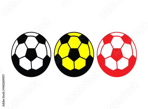 red soccer ball