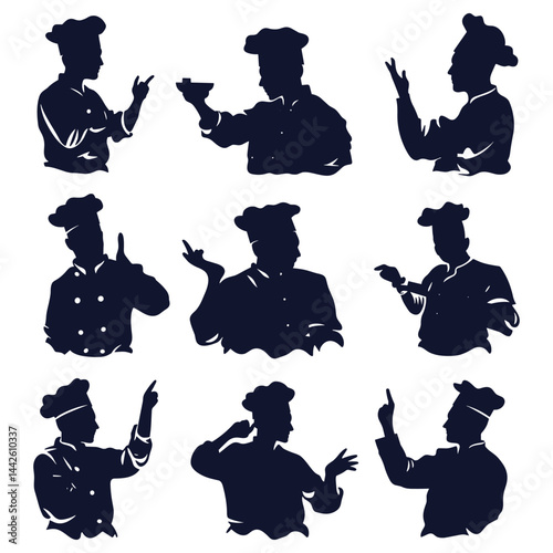 Cowboy Character Icon Set
