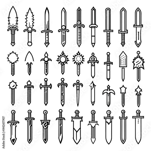 ギアと剣のエンブレムセット｜Gear and Sword Emblem Set