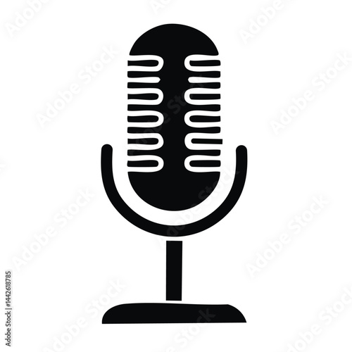 Classic microphone icon