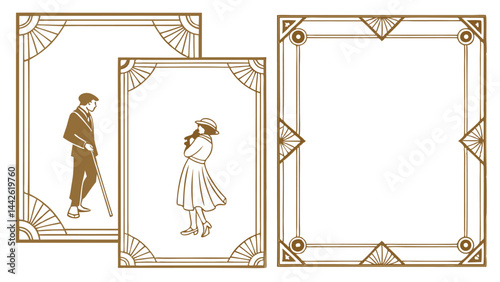 wedding invitation card with bride