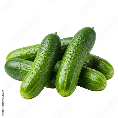 cucumber isolated on white background