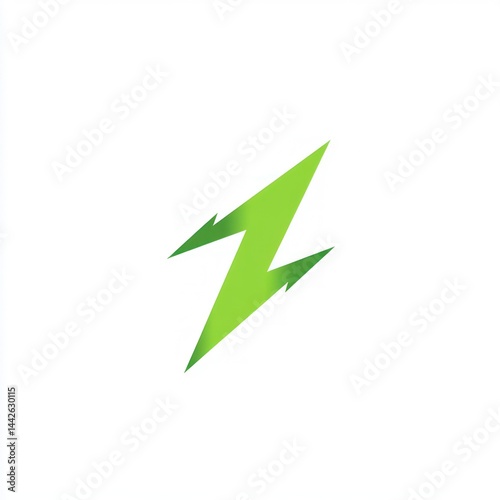 Free Download Abstract green lightning bolt graphic design - GFXLoad