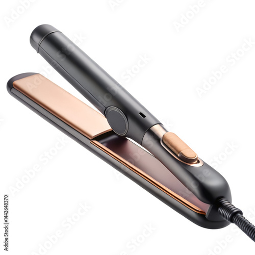 Straightener isolated on transparent background  photo