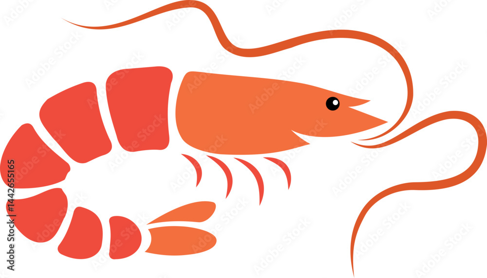 shrimp vector illustration