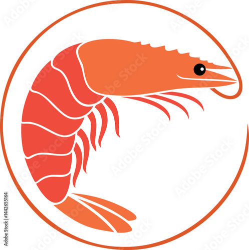 shrimp vector illustration