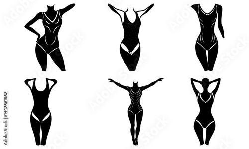 Leotard Silhouette vector
