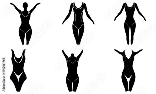 Leotard Silhouette vector