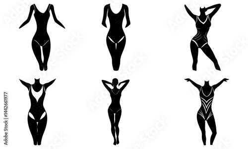 Leotard Silhouette vector
