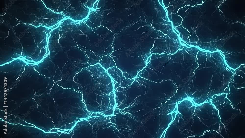 Abstract electric discharge background
