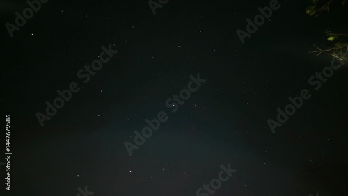 stars and particles, stars in the night sky