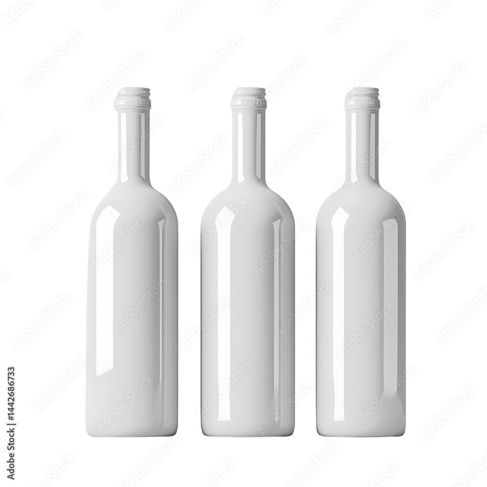 wine bottle vector illustration on the white background wine bottle vector illustration on the white background