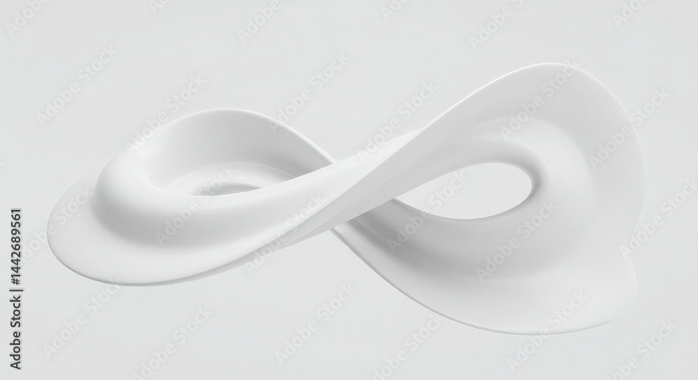 3D geometric white background shape wave backgrounds curve