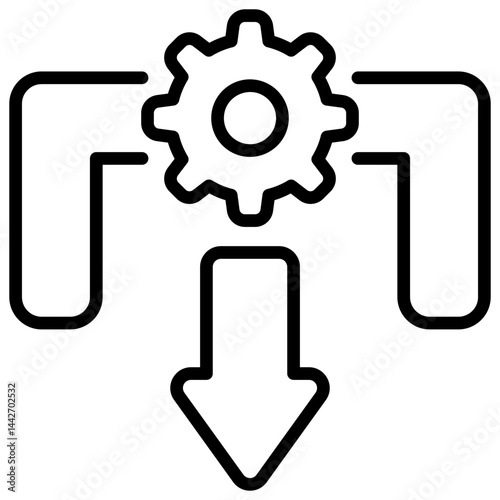 Output Outline Icon