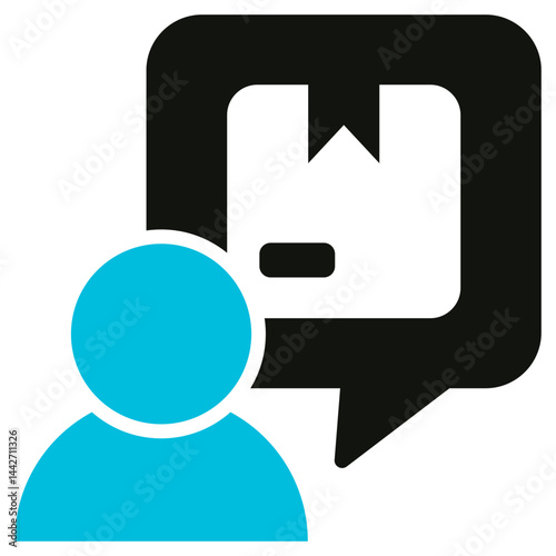 Buyer Glyph Blue Grey Icon