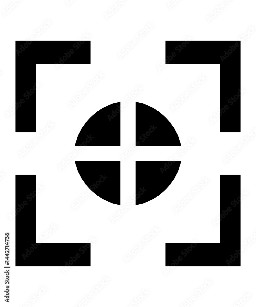 Fototapeta premium Focus icon