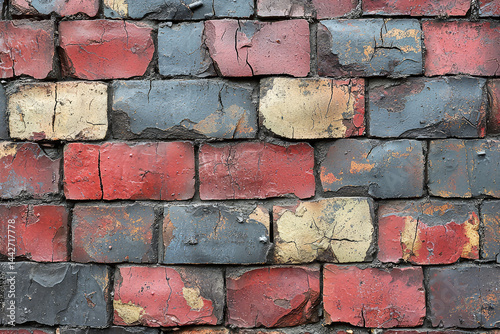 Rustic Weathered Brick Wall Texture