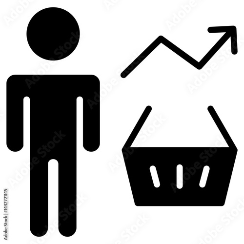 Consumer Glyph Icon