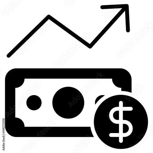 Revenue Glyph Icon