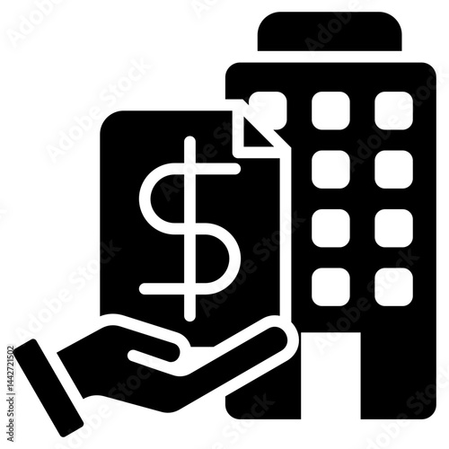 Acquisition Glyph Icon