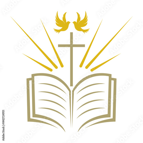 Church symbol logo design