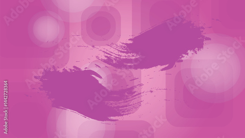 Brusg Grunge Pink Baground with glow sun and ringtangle soft