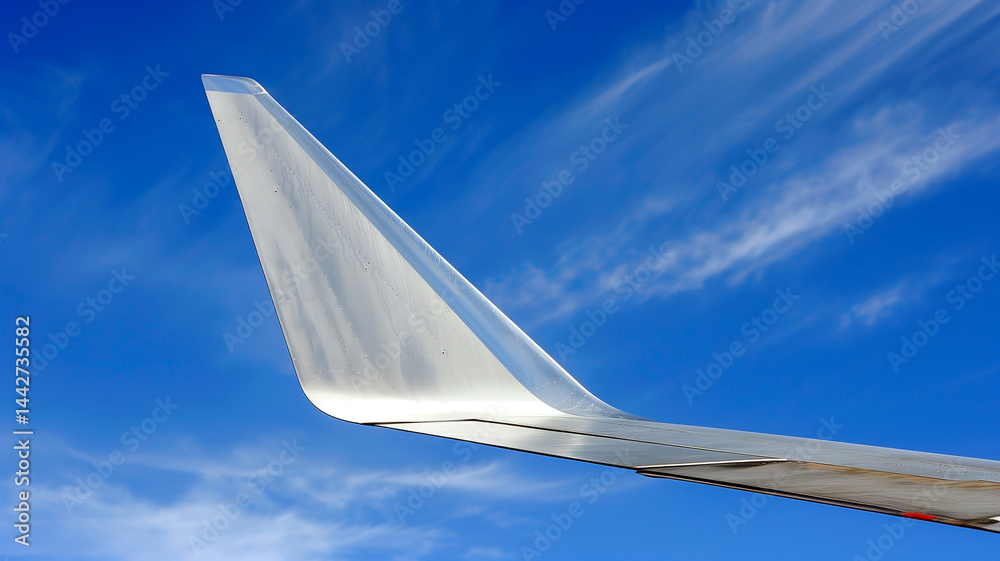 This sleek rotorcraft wing glides through a vivid blue sky, showcasing precision and luxury. This sleek rotorcraft wing glides through a vivid blue sky, showcasing precision and luxury.