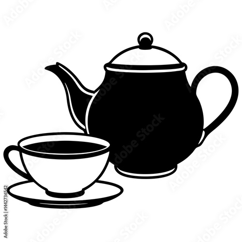 teapot and teacup