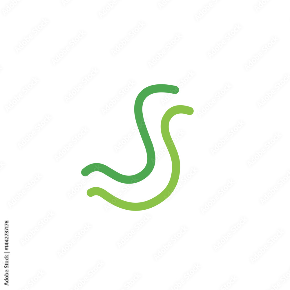 abstract green wave abstract green wave
